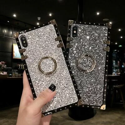 Luxury Full Bling Diamond Case Cover For OPPO Reno 6 R11 R9S R17 R15 Realme X2 • $8.76