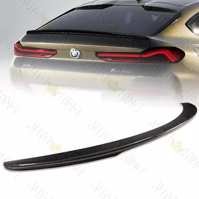Fit 2015-2019 Bmw X6 F16 P-style Real Carbon Fiber Rear Trunk Lid Spoiler Wing • $122.24