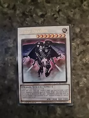 Yu-Gi-Oh! Scrap Dragon MGED-EN060 1st Edition Rare NM Yb9 • $0.99