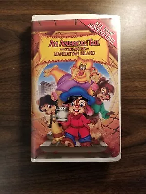 An American Tail The Treasure Of Manhattan Island (VHS 2000 Clamshell)- Tested • $5