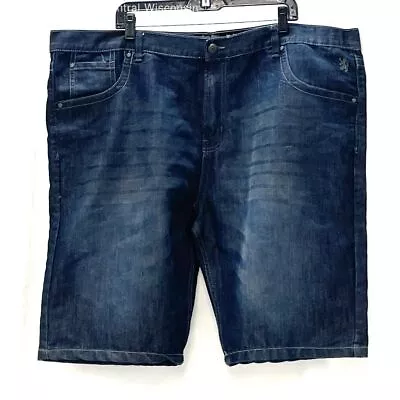 Men's Lion's Crest Denim Shorts Sz 48 • $16.99