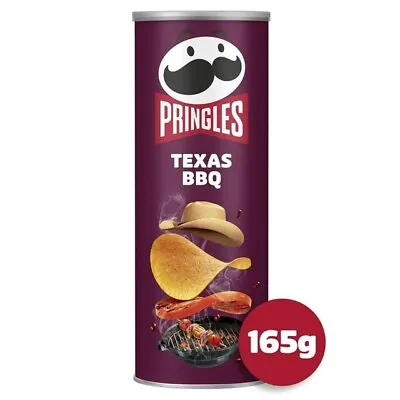 £15.99 • Buy Pringles  BBQ Sauce Crisps| Full Case Of 6 X 165g