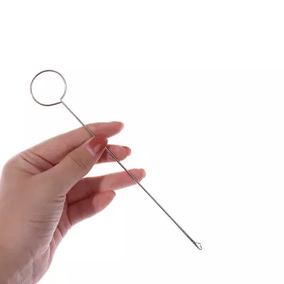 Stainless Steel Sewing Loop Turner Hook Turning Needles Fabric Strip Sewing Tool • £3.30