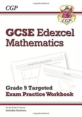 New GCSE Maths Edexcel Grade 9 Targeted Exam Practice Workbook (includes Answ. • £3.36