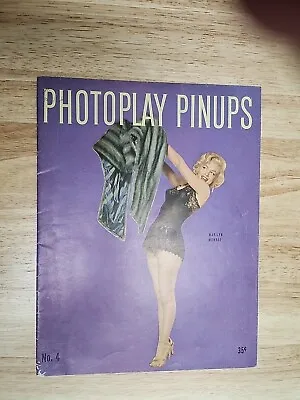 1953 Photoplay Pinups Marilyn Monroe Cover No 4 Betty Grable Magazine  • $65