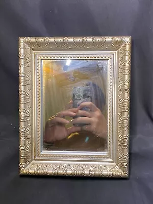 Vintage Framed Eisel Back Mirror 9.5 X 7.5” Silver Frame • $27.99