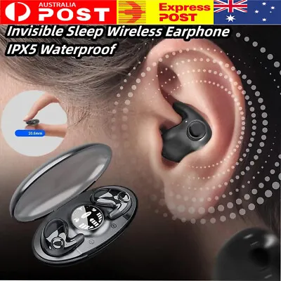 Invisible Sleep Wireless Earphone Bluetooth 5.3 Headphones Hidden Earbuds NEW • $22.79