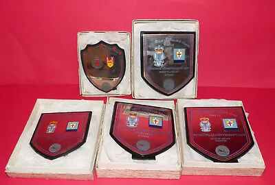 £14.99 • Buy ROYAL ARMY ORDNANCE CORPS * FARELF * 5 Vintage 1960s Championship Shields *