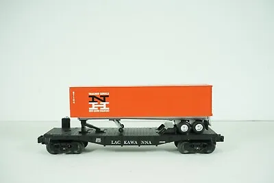 Lionel O Scale Lackawanna Flat Car W/ New Haven Trailer Item 6-26003 NEW W16-2 • $39.50