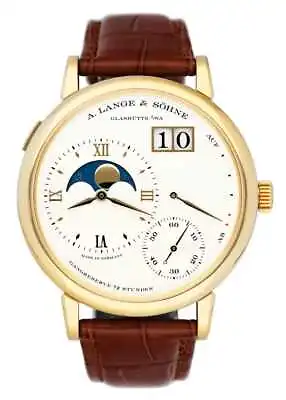 A. Lange & Sohne Lange Grand Lange 1 Moon Phase 139.021 Mens Watch Papers • $34648.95