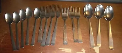 Vintage Lot Of 15 SOLA From Holland Flatware ~ Spoons & Forks ~ See Pics ~ • $14.95