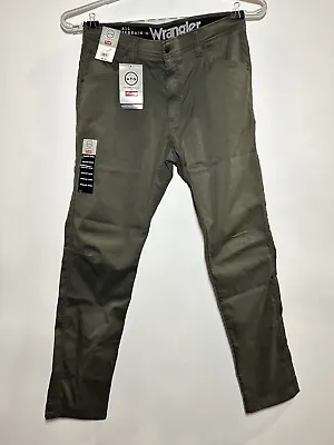 Wrangler Men's ATG Performance Taper 5-Pocket Pants - Peat Moss 32 X 30 • $20