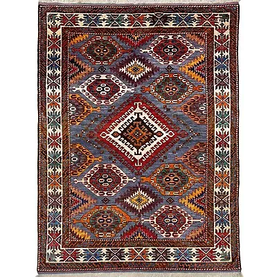 Handmade (5' X 7') Qashqai Soft Wool Afghan Tribal Wool Area Rug • $858.75