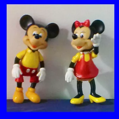 Walt Disney Mickey And Minnie Mouse Figurines • $13.59