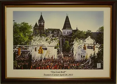 AUBURN Tigers Football Toomer's Corner Oaks   One Last Roll   Framed Print • $44.99