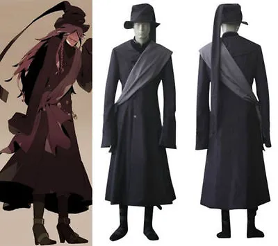 Black Butler Kuroshitsuji Undertaker Cosplay Uniform Costume Set • £59.99