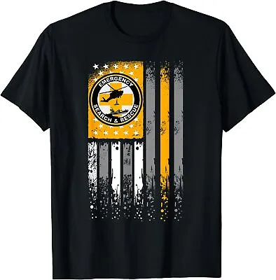 New Limited Thin Orange Line SAR Emergency Team Search And Rescue T-Shirt • $18.99