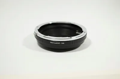 Mamiya 645 Lens To Nikon F Body - Lens Adapter - Good Condition • £30