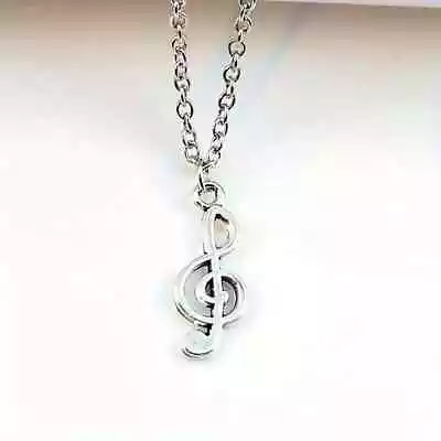Music Note Shape Pendant Necklace • $6