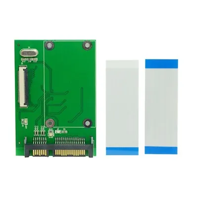 1.8 Inch 40Pin ZIF/ SSD D Hard Disk Drive To 7+15 22 Pin SATA Adapter Coneea • £7.15