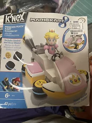 KNEX Mario Kart 8 Princess Peach Kart Building Set Hover Mode Nintendo 43 Pcs • $12.98