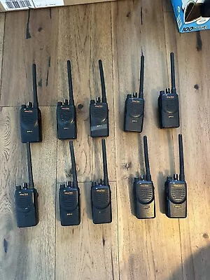 10 Motorola Mag One BPR40 VHF With Charging Bases And Cords • $250