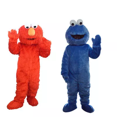 Sesame Street Mascot Costume Halloween Xmas Party Fancy Dress Adult Outfit Gift • $142.99