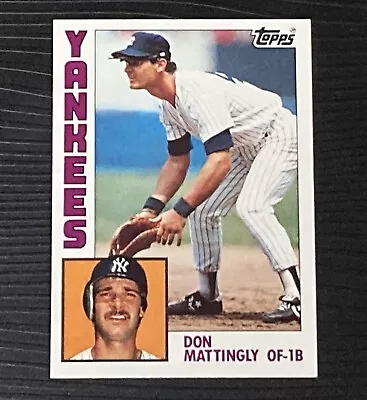 1984 Topps #8 Don Mattingly Rc Yankees Nm/mt * • $9.99