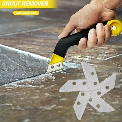 Professional For Tile Grout Saw Clean And Remove Old Grout Replaceable Blades • $26.57