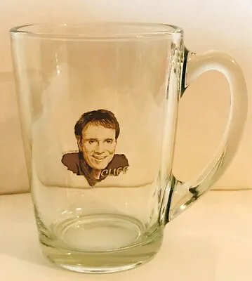CLIFF RICHARD GLASS COFFEE MUG Ideal Size For Dolce Gusto Coffee Machines • $16.16
