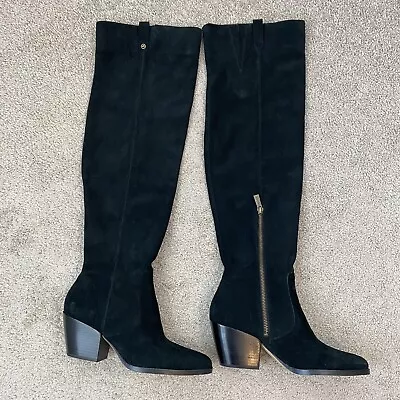 Michael Kors Suede Over The Knee Boots Black 8 • $100