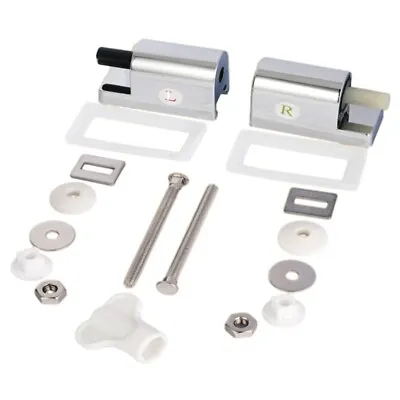 Trendy Zinc Alloy Soft Close Toilet Hinges Ideal For Any Bathroom Renovation • £19.13