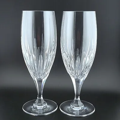 Mikasa Arctic Lights Iced Tea Glasses Set Of 2 Crystal 8 1/2  • $48.95