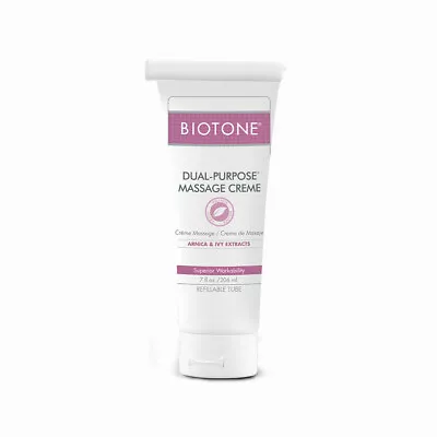 Biotone Dual Purpose Massage Therapy Cream - 7 Ounce Refillable Tube • $18.95