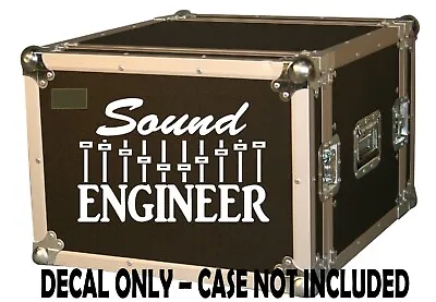 Sound Engineer Decal Sticker Music Mixer Sub Woofer Drums Guitar Bass Keyboard • $3.96