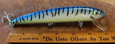 Grandma Silver Scale With Blue And Black No Rattle Crankbait Lure • $8