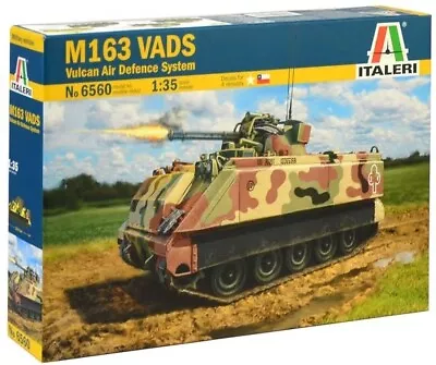Italeri 6560 1:35 M163 Vulcan Air Defence System Military Tank Model Kit • $48.59