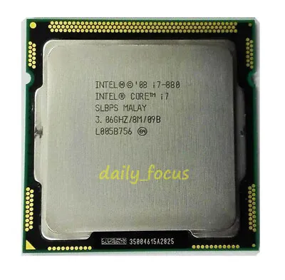 Intel Xeon I7-860 I7-860S I7-870 I7-875K I7-880 LGA1156 CPU Processor • $35.88