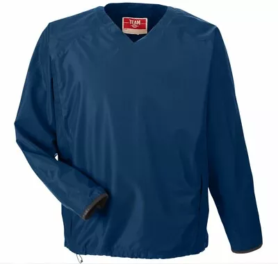 Team 365 Mens Dominator Waterproof Wind Shirt Windshirt M Blue Rain Jacket NWT • $13.05