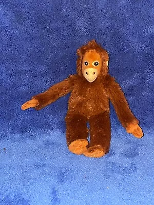 Ape Monkey Chimpanzee Mini Plush Stuffed Animal Toy Doll 7  Brown • $6.75