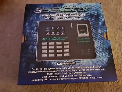 £125 • Buy Oscillator Ceres H8 Fingerprint Terminal Clock In/out 