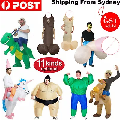 Inflatable Adult Costume Suit Fan Halloween Costume Party Funny Fancy Dress Part • $29.97