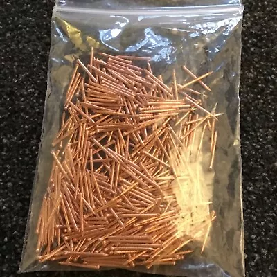 200grm Steel Panel Pins Copper Coated Timber Mouldings Beading Laminate Floors  • £6