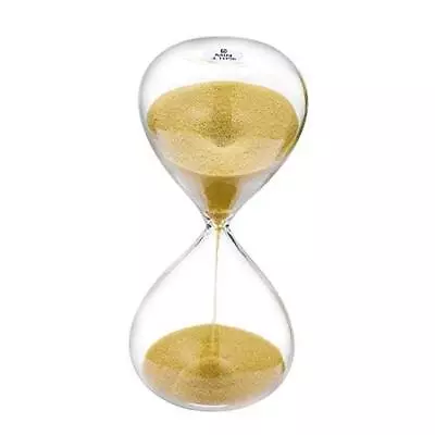  Hourglass 60 Minute Sand Timer: 5.1 Inch Sand Clock Large Sand 60 Min Gold • $20.19