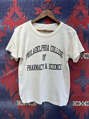 Vintage 80s Champion Shirt PA College Of Pharmacy & Science Single Stitch S • $29.99