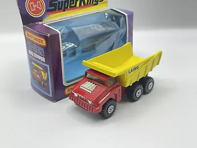 Vintage Matchbox Super Kings Lesney 1973 Big Tipper K-4 Near Mint Boxed • $33.55