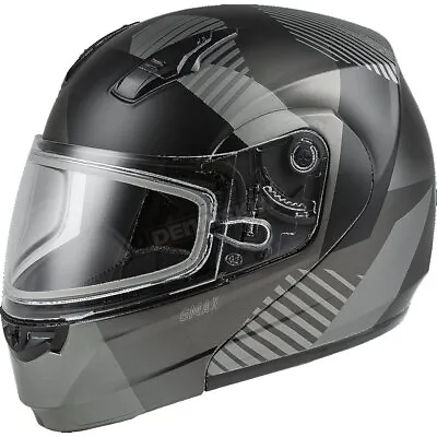 GMax Matte Dark Silver/Black MD04S Modular Reserve Snow Helmet/Dual Lens ( 2XL ) • $113.97