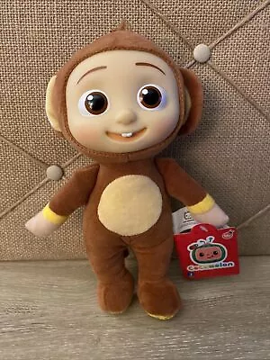 Cocomelon 8” JJ Monkey Baby Doll Animal Hoodie PJ Pajama Stuffed Plush Toy NEW • $27.99