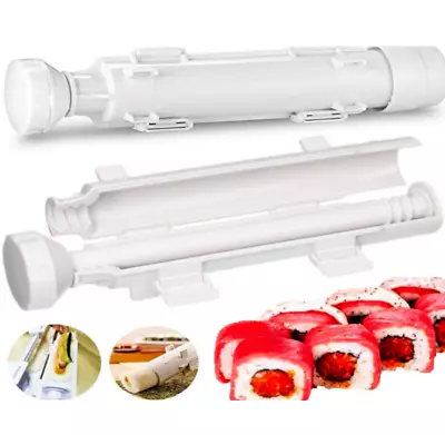 Quick Sushi Maker Set Machine Rice Mold Bazooka Roller Kit Vegetable Meat Usa • $8.99