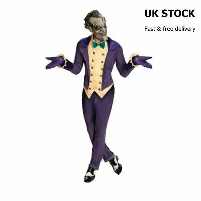 UK Men's Costume Circus Outfit Fancy Dress Halloween CLOWN PURPLE Cosplay Party • £7.99